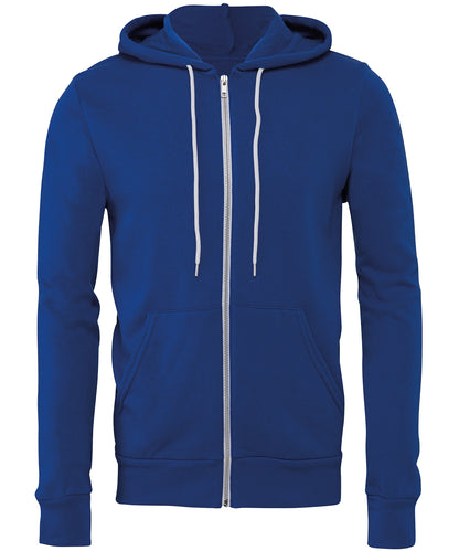 Bella+Canvas CA3739 Unisex Poly-Cotton Fleece Full-Zip relaxed fit full-zip closure  Hoodie Other color - COOZO