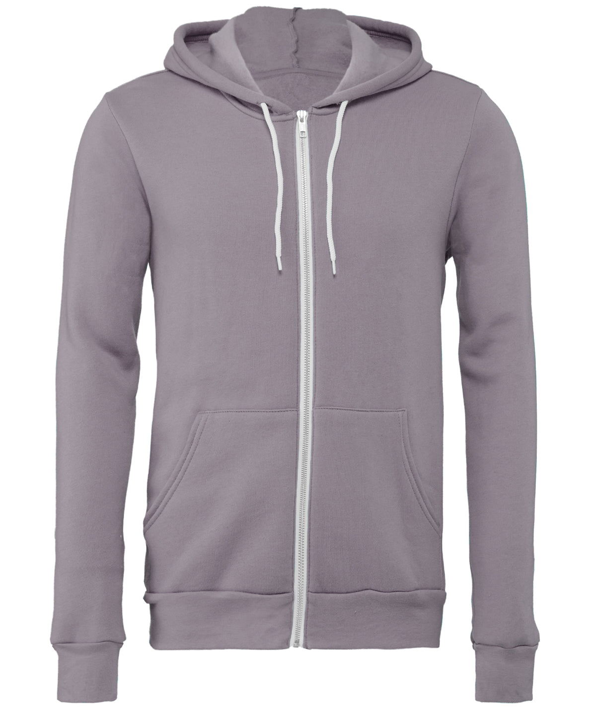 Bella+Canvas CA3739 Unisex Poly-Cotton Fleece Full-Zip relaxed fit full-zip closure  Hoodie Other color - COOZO