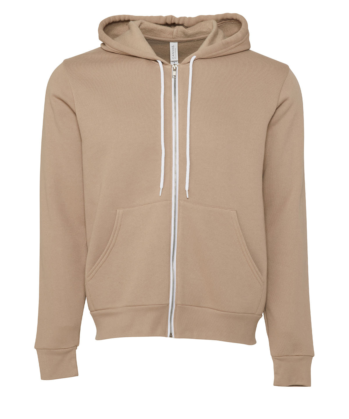 Bella+Canvas CA3739 Unisex Poly-Cotton Fleece Full-Zip relaxed fit full-zip closure  Hoodie Other color - COOZO