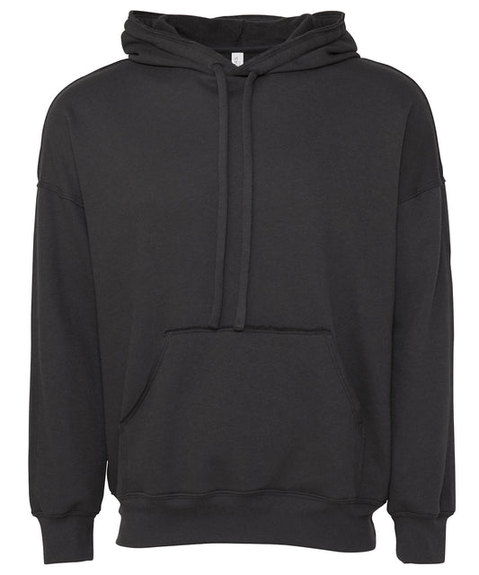Bella+Canvas CA3742 Unisex raw-seam hoodie super-soft sponge fleece oversized kangaroo pocket - COOZO