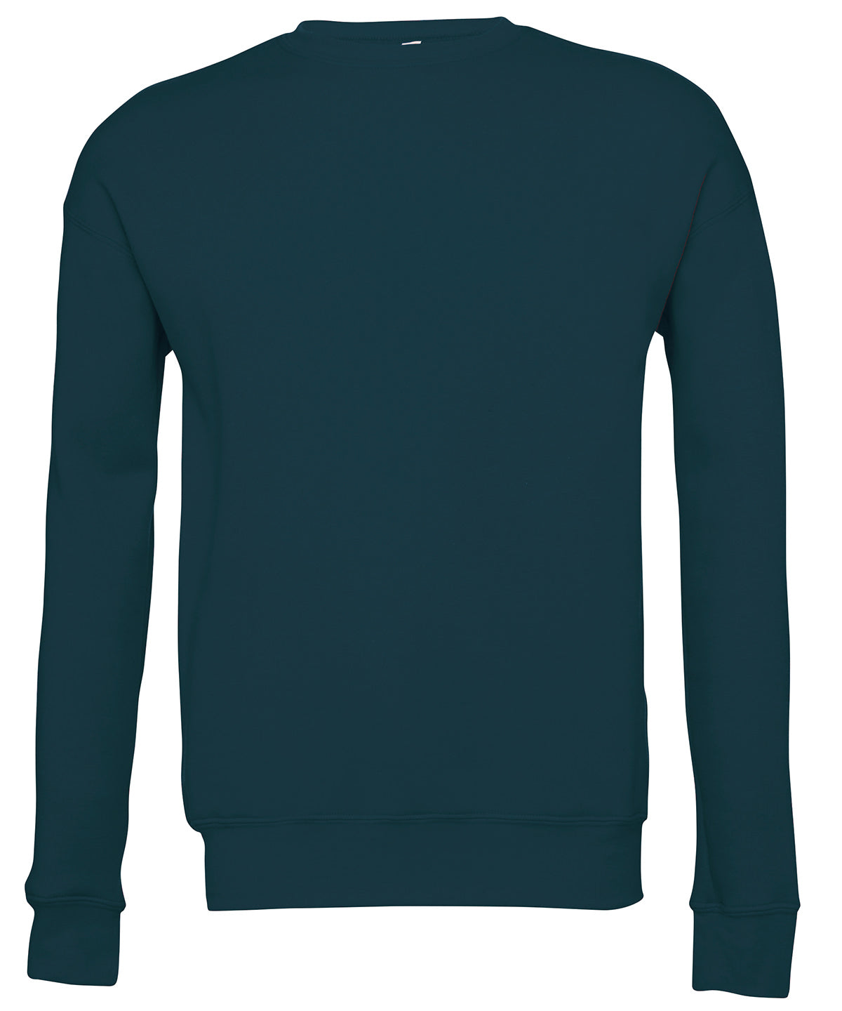 Bella+Canvas CA3945 Unisex Drop Shoulder Fleece pullover crew neck sweatshirt super-sof twarmth breathability Dark color - COOZO