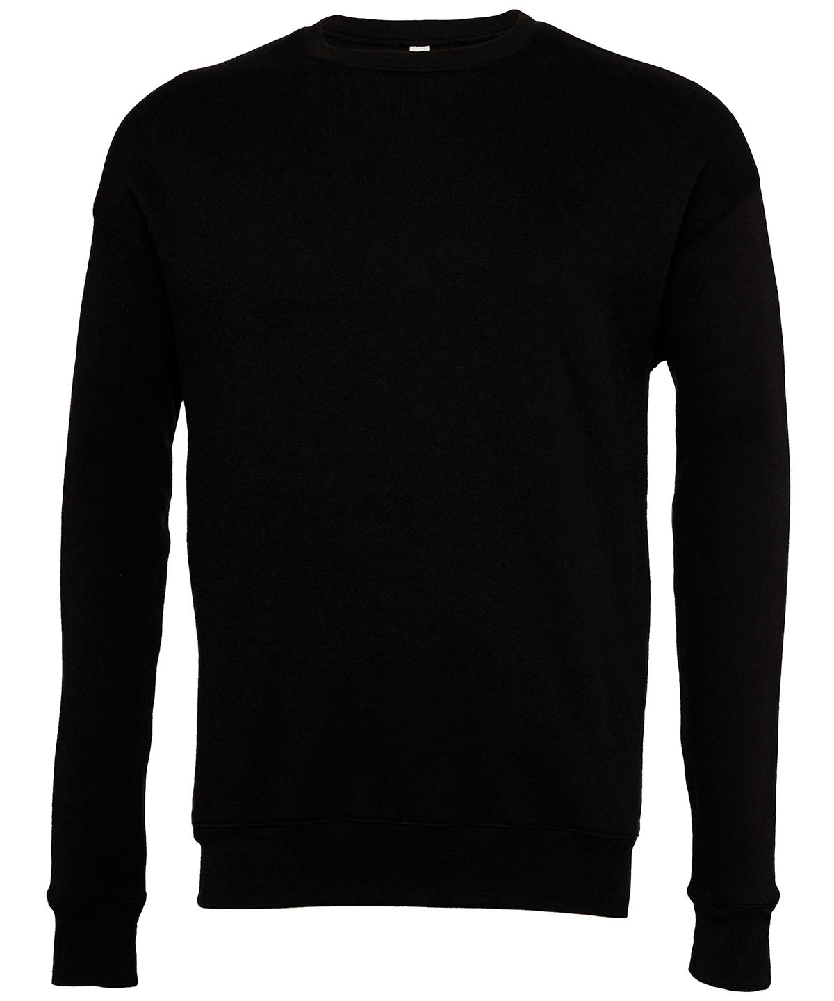 Bella+Canvas CA3945 Unisex Drop Shoulder Fleece pullover crew neck sweatshirt super-sof twarmth breathability Dark color - COOZO
