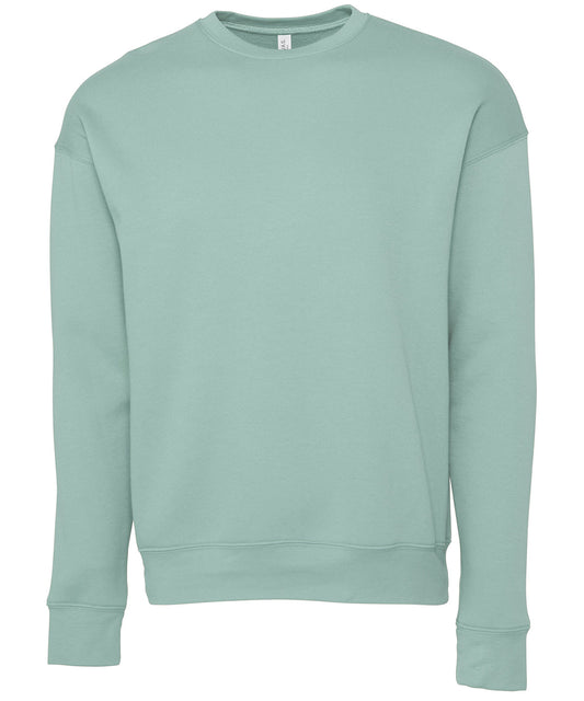 Bella+Canvas CA3945 Unisex Drop Shoulder Fleece pullover crew neck sweatshirt super-sof twarmth breathability Other color - COOZO