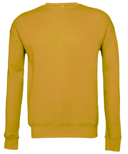 Bella+Canvas CA3945 Unisex Drop Shoulder Fleece pullover crew neck sweatshirt super-sof twarmth breathability Other color - COOZO
