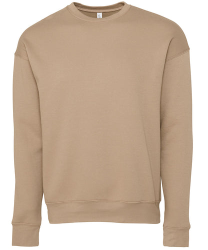 Bella+Canvas CA3945 Unisex Drop Shoulder Fleece pullover crew neck sweatshirt super-sof twarmth breathability Other color - COOZO