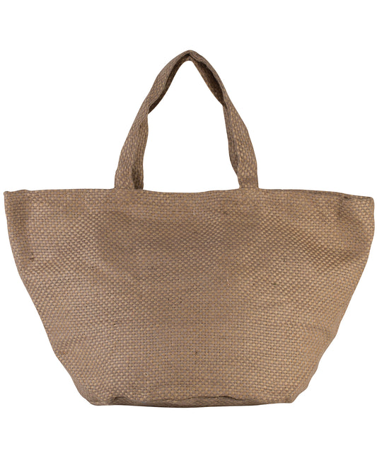 Kimood KI0227 100% natural soft yarn dyed jute bag 100% eco-friendly biodegradable recyclable - COOZO