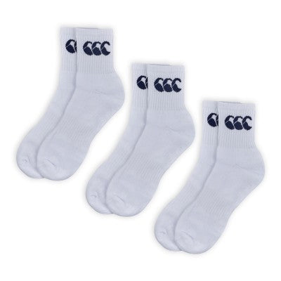 Canterbury CNCANT03 3 PACK CREW SOCK