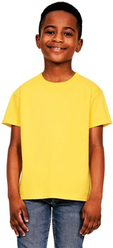 Casual Classics CR1500B Ringspun Classic Crew Necked T-Shirt 150 150gsm Kids/Childrens 100% Cotton - COOZO