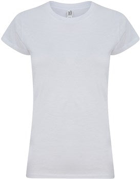 Casual Classics CR1500L Ringspun Classic Crew Necked T-Shirt 150 150gsm Ladies 100% Cotton - COOZO