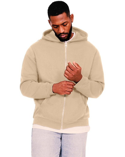 Casual Classics CRBHS40 Ringspun Blended 280 Core Zip Hood - COOZO