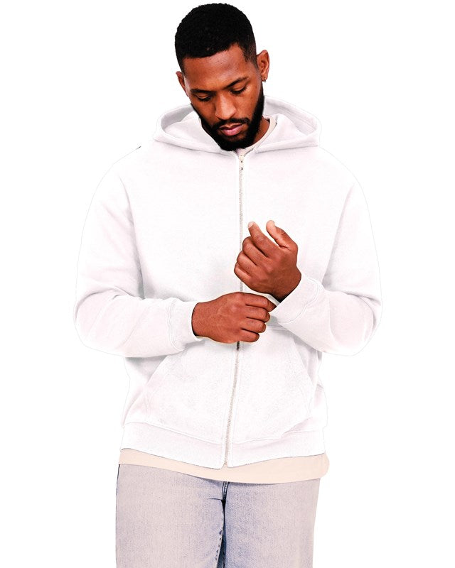 Casual Classics CRBHS40 Ringspun Blended 280 Core Zip Hood - COOZO