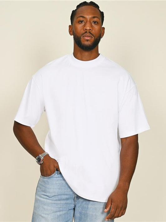 Casual Classics CRBT525 Premium Combed Interlock 240 Oversize Extended Neck Tee Tall
