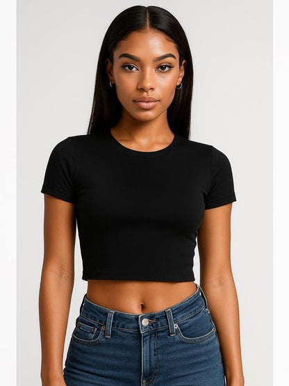 Casual Classics CRBT600L Combed Ladies Cropped Baby T-Shirt