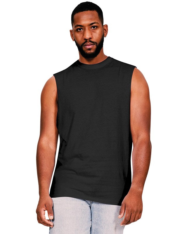 Casual Classics CRBV60 Ringspun Core 150 Droparm Raw Edge Tank - COOZO
