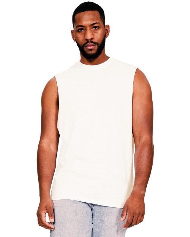 Casual Classics CRBV60 Ringspun Core 150 Droparm Raw Edge Tank - COOZO