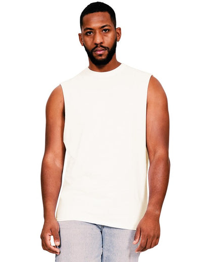 Casual Classics CRBV60 Ringspun Core 150 Droparm Raw Edge Tank - COOZO