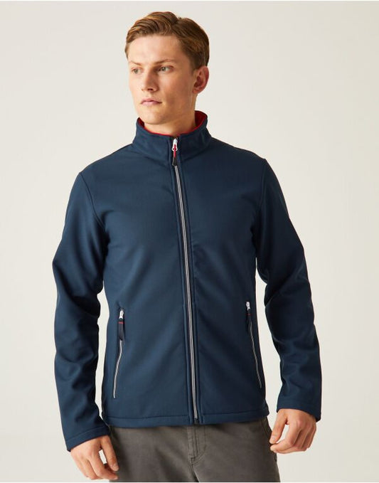 Regatta TRA762 Ascender Two Layer Softshell Showerproof and windproof Jacket 100% Polyester - COOZO