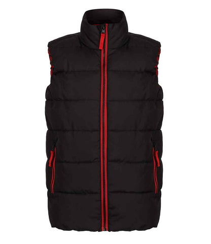 Regatta TRA884 Kids Scholar Thermal Showerproof Bodywarmer 100% polyester ripstop - COOZO