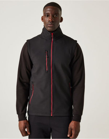 Regatta TRA915 Navigate Two Layer Soft Shell Showerproof windproof Bodywarmer - COOZO