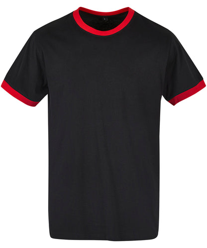 Coozo BB022 Sporty Men's Round neck contrast piping Ringer tee 100% Cotton single Jersey - COOZO