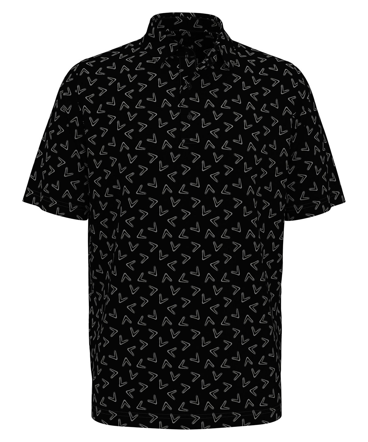 CALLAWAY CW035 All-over Large Chev Printed Polo