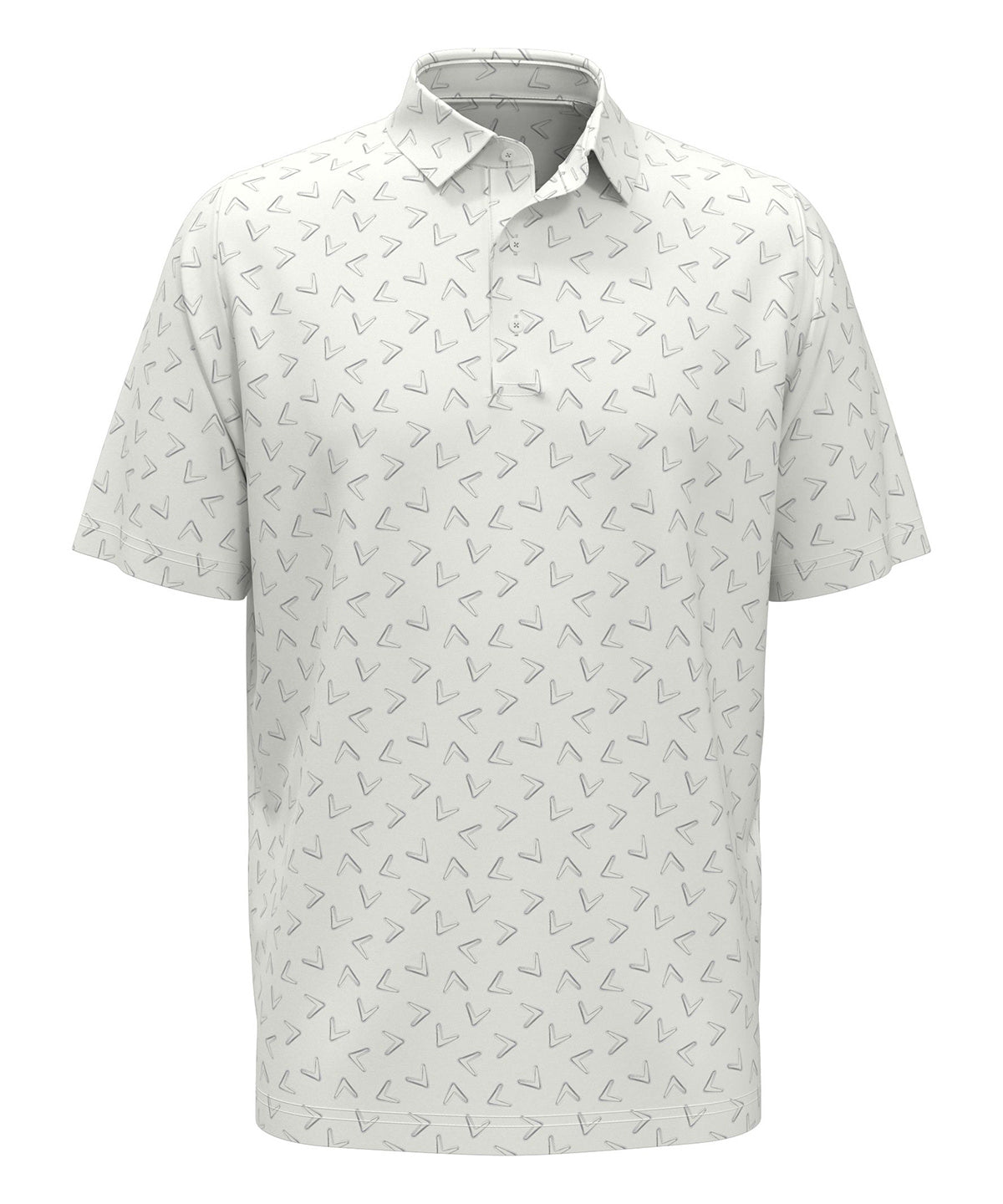 CALLAWAY CW035 All-over Large Chev Printed Polo