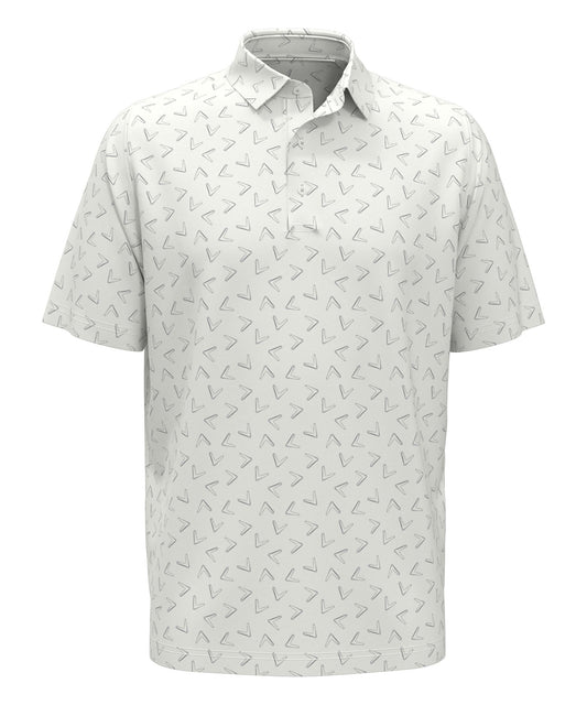 CALLAWAY CW035 All-over Large Chev Printed Polo