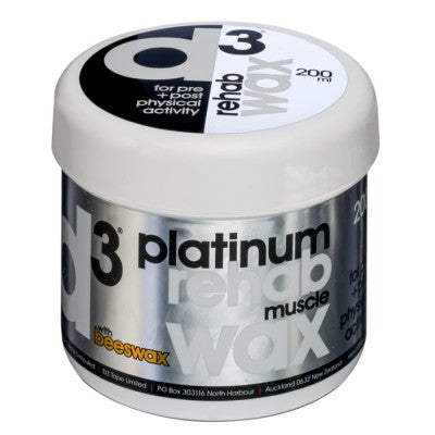 D3Tape D3RW Silver Platinum Rehab Wax 200G