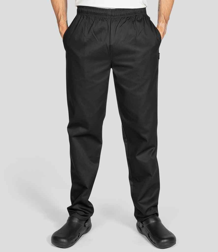 Dennys DC18B Elasticated Chef Trousers 195gsm - COOZO