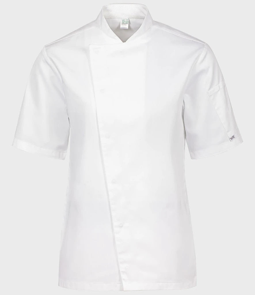 Dennys DD85ADC Short Sleeve Asymmetric Chef's Jacket