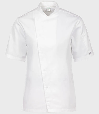 Dennys DD85ADC Short Sleeve Asymmetric Chef's Jacket