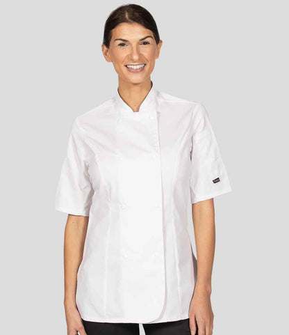 Dennys DE006 Ladies Short Sleeve Premium Chef's Jacket