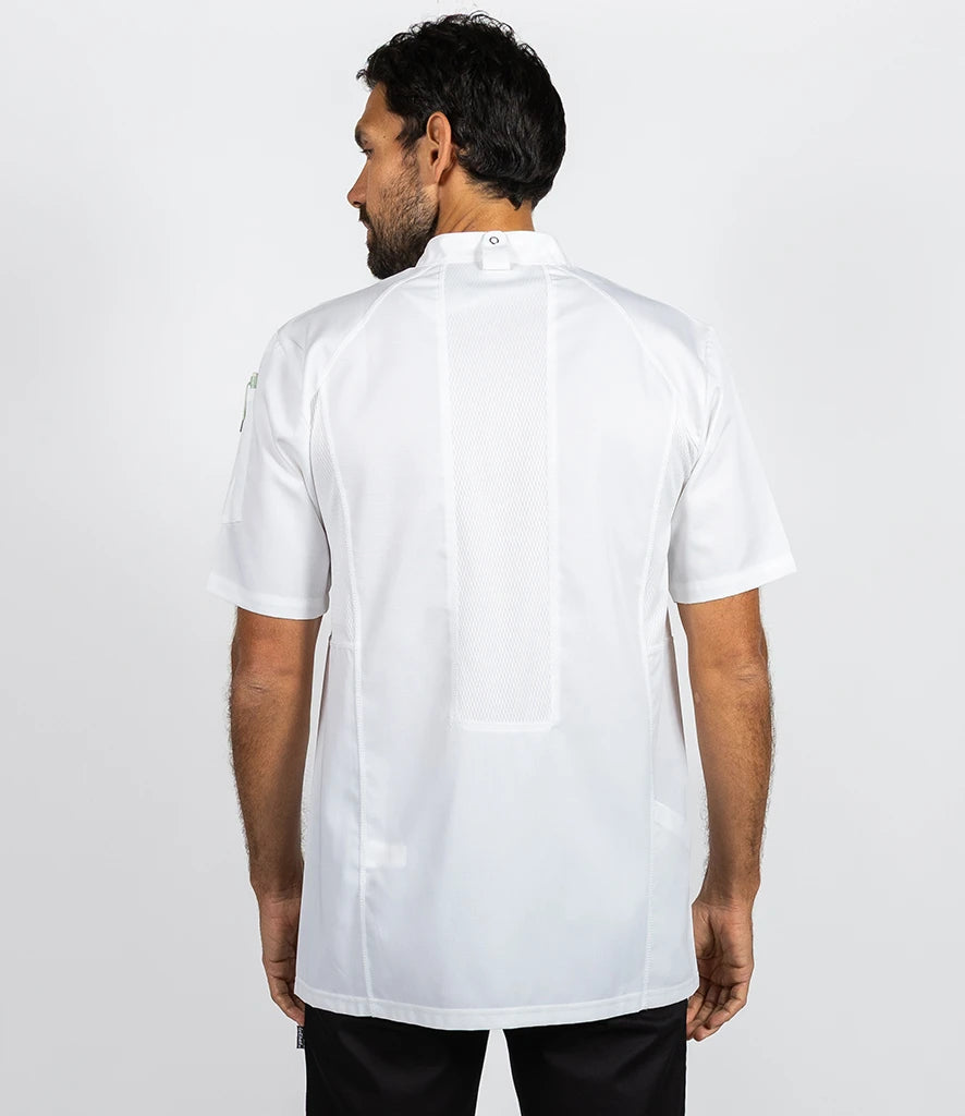 COOZO-Le Chef Staycool® Tencelâ„?Polyester Short Sleeve Jacket
