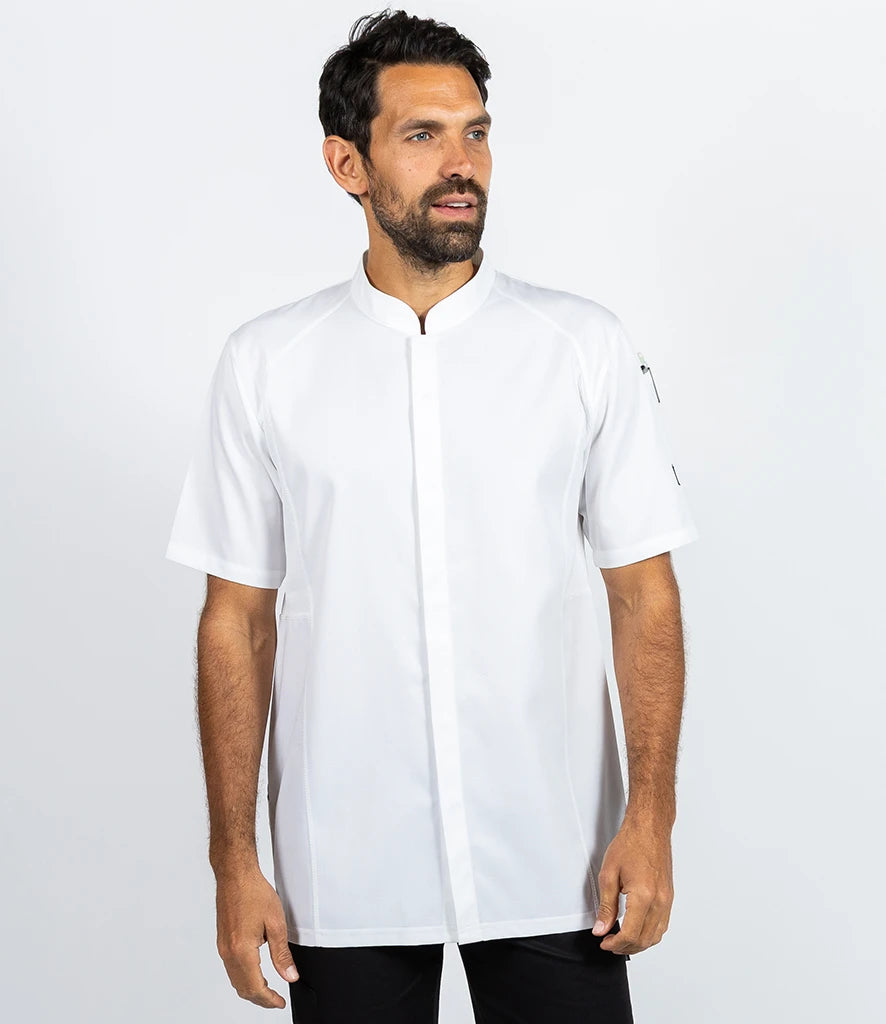Le Chef DE140 Staycool Tencel Polyester Short Sleeve Jacket