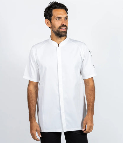 Le Chef DE140 Staycool Tencel Polyester Short Sleeve Jacket