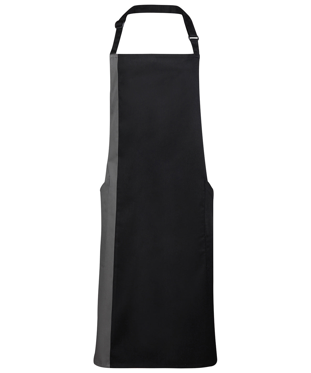 Premier PR162 Contrast Bib Apron - COOZO