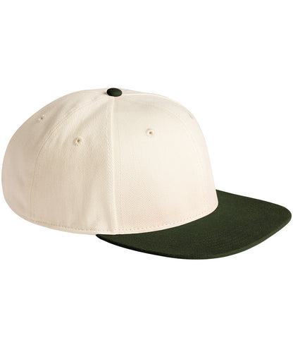 Beechfield B662 Contrast Flat Peak 6 Panel Cap