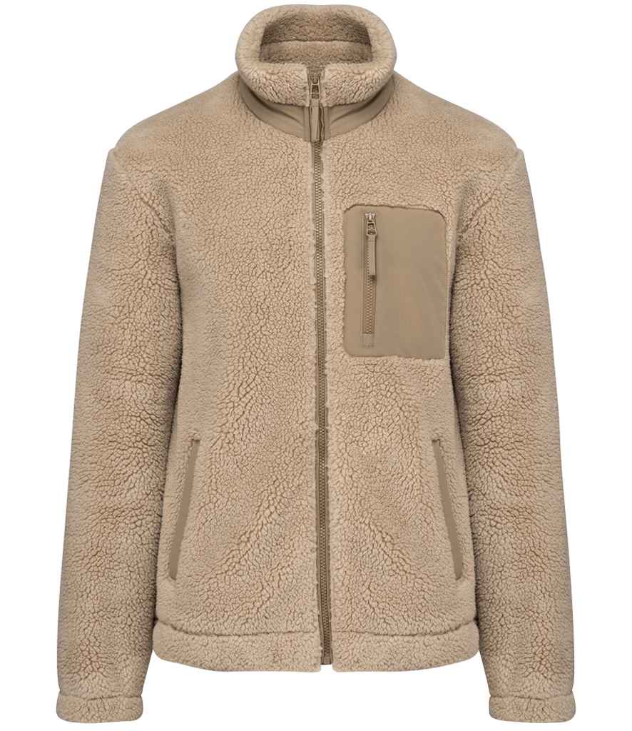 Native Spirit NS604 Unisex Sherpa Jacket 100% recycled polyester - COOZO