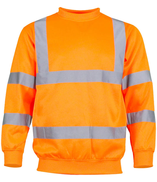 Warrior DWHV00 Hi-Vis Sweatshirt