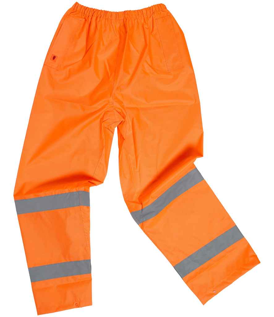 Warrior DWHV36 Hi-Vis Overtrousers