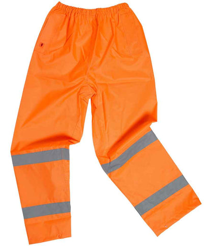 Warrior DWHV36 Hi-Vis Overtrousers