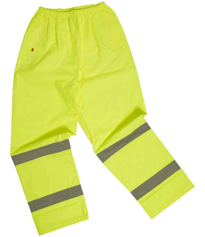 Warrior DWHV36 Hi-Vis Overtrousers