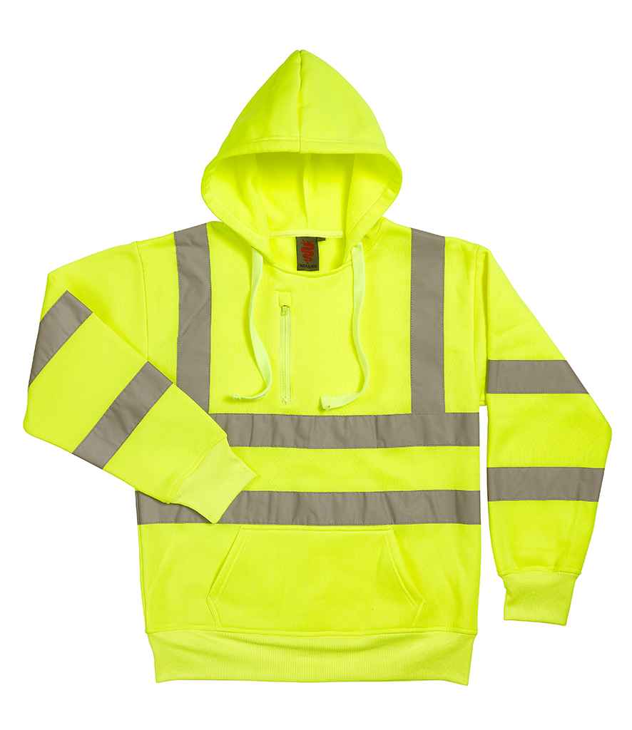 Warrior DWHV44 Hi-Vis Pull On Hoodie - COOZO
