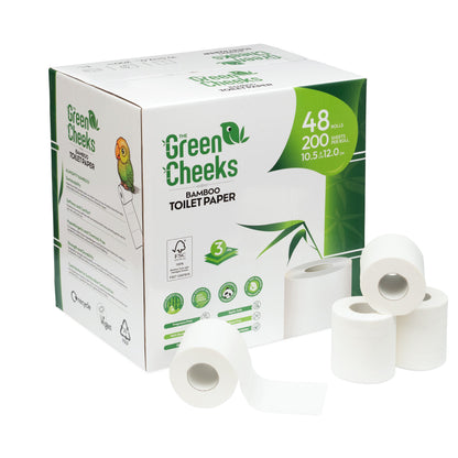 The Green Cheeks TGRNCKS Recycled Bamboo Toilet Paper
