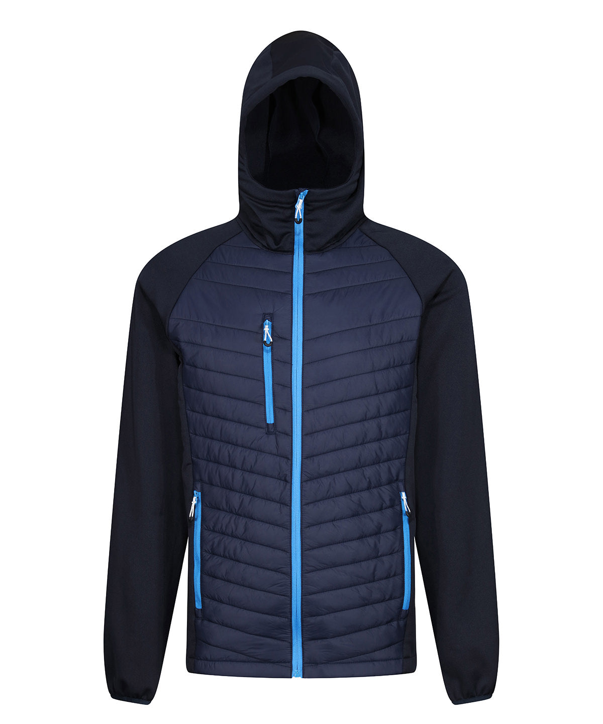 Regatta TRA549 Navigate Hybrid Hooded Showerproof and windproof Jacket - COOZO