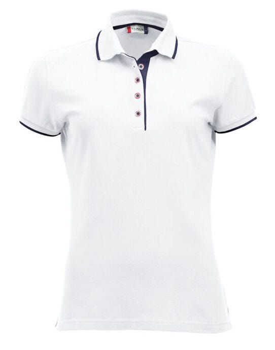 Clique Seattle Women's Contrast Polo Shirt 028243