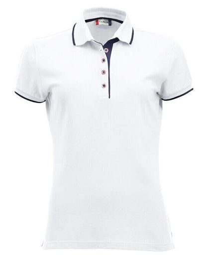 Clique Seattle Women's Contrast Polo Shirt 028243