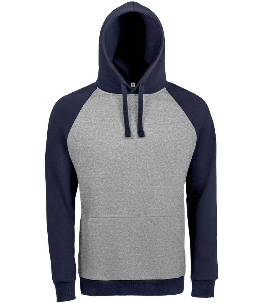 SOL'S Unisex Seattle Contrast Raglan Hoodie SOL02998 - COOZO