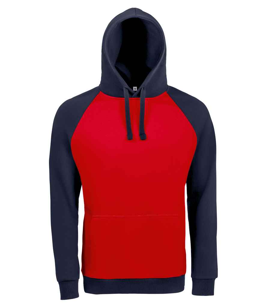 SOL'S Unisex Seattle Contrast Raglan Hoodie SOL02998 - COOZO