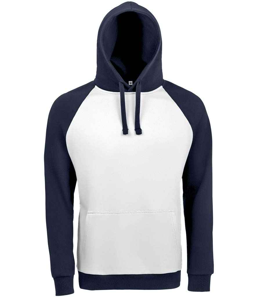 SOL'S Unisex Seattle Contrast Raglan Hoodie SOL02998 - COOZO